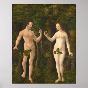 Fall of Man - Albrecht Altdorfer Fine Art Poster