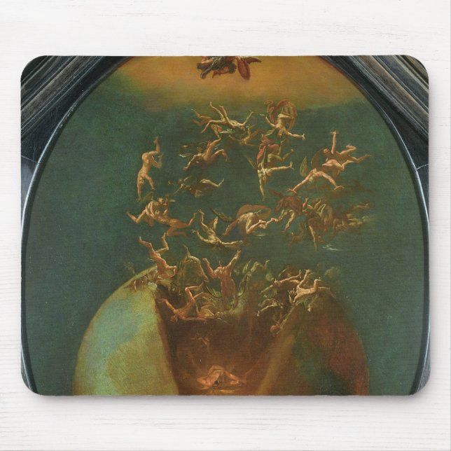 Fall of Satan and the Rebel Angels from Heaven Mouse Mat (Front)