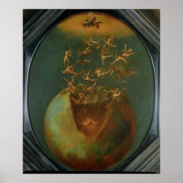 Fall of Satan and the Rebel Angels from Heaven Poster (Front)