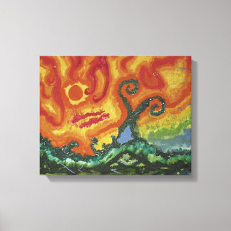 Fall of the Dinosaurs Canvas Print