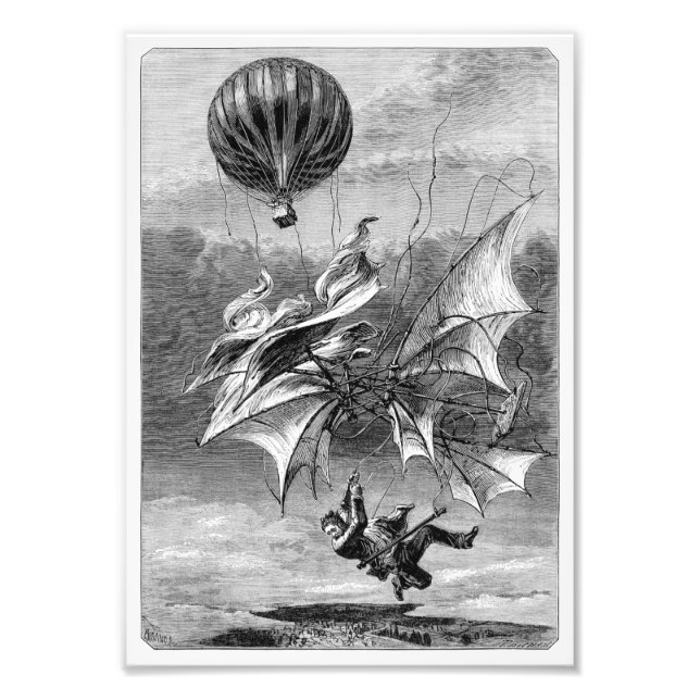 Fall of the Flying Man Photo Print (Front)