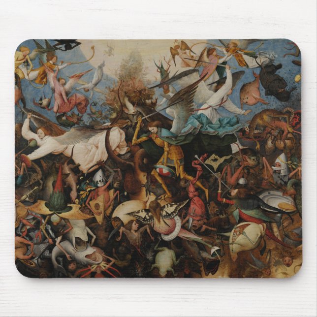 Fall of the Rebel Angels by Pieter Bruegel Mouse Mat (Front)