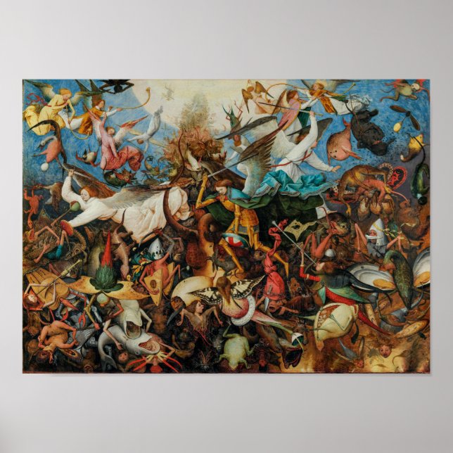 Fall of the Rebel Angels | Pieter Bruegel, Elder | Poster (Front)