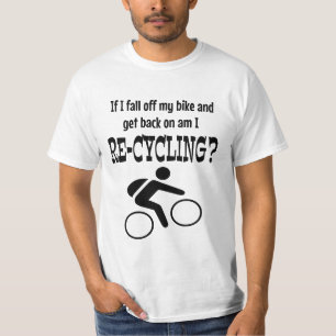 Fall off my bike black T-Shirt