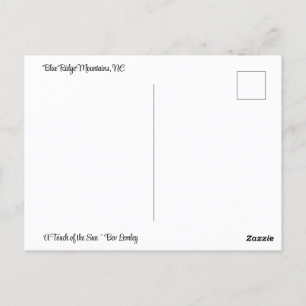 Fall on the Blue Ridge  Postcard