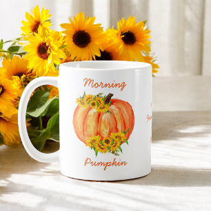 Fall Orange Pumpkin Thanksgiving Friendsgiving Coffee Mug