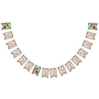 Fall Orchard Apple Harvest Birthday Bunting Banner