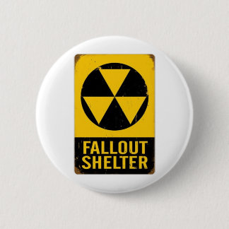 FALL OUT SHELTER 6 CM ROUND BADGE