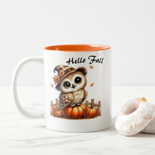 Fall Owl Coffee Mug