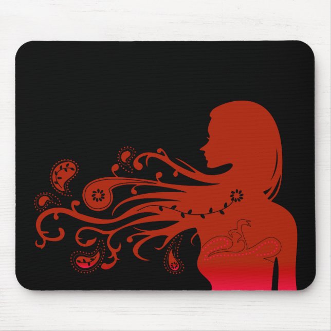 fall paisley mouse mat (Front)