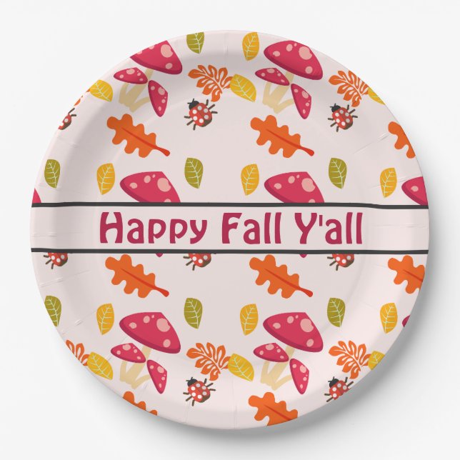 Fall Paper Plates (Front)