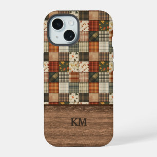 Fall Patchwork Quilt Phone Case Personalised