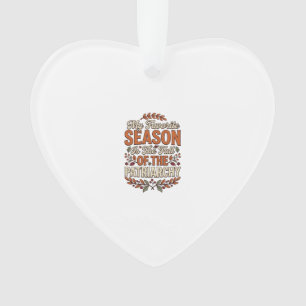 Fall Patriarchy Vintage Feminist Autumn Shirt Desi Ornament