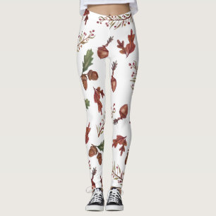 Fall Pattern Custom Leggings
