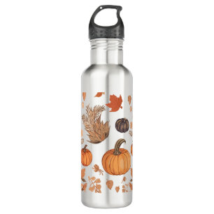 Fall pattern design 710 ml water bottle