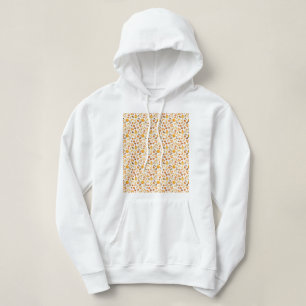 Fall Pattern with Pumpkins, Leaves:Autumn Elegance Hoodie
