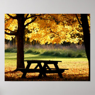 Fall picnic poster