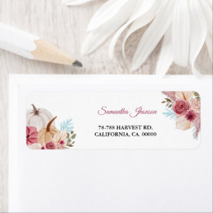 Fall Pink Pumpkin Girl Baby Shower