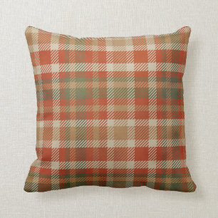 Fall Plaid Cushion