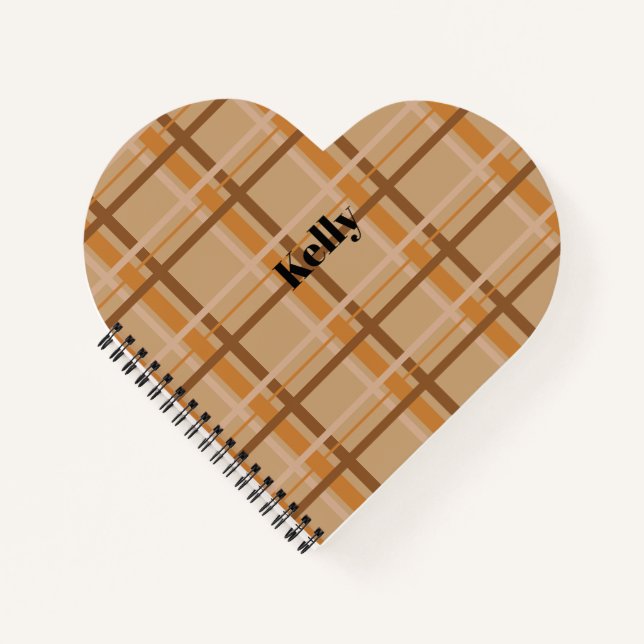 Fall Plaid Notebook (Front)