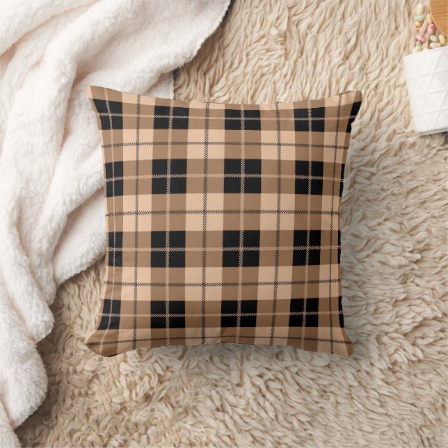 Fall Plaid Pattern  Cushion (Blanket)