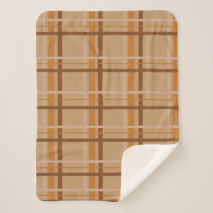 Fall Plaid Sherpa Blanket
