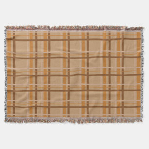 Fall Plaid Throw Blanket