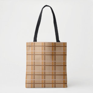 Fall Plaid Tote Bag