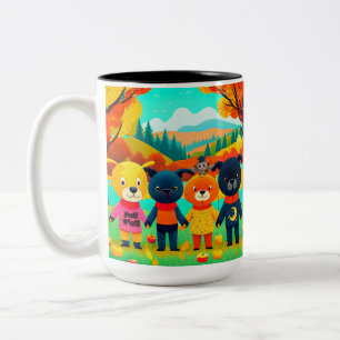Fall Pooches Coffee Mug