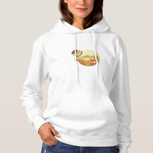 Fall Potion With Froggies Classic Hoodie (Front)