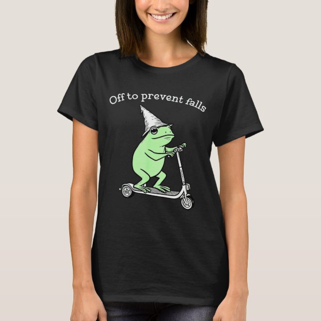 Fall Prevention Spt Pta Nurse Fall Season T-Shirt (Front)