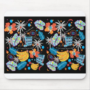 fall print mouse mat