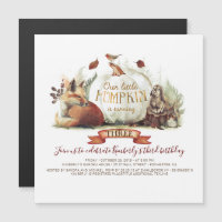 Fall Pumpkin and Woodland Animals Birthday