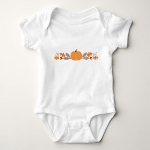 Fall Pumpkin Baby Bodysuit