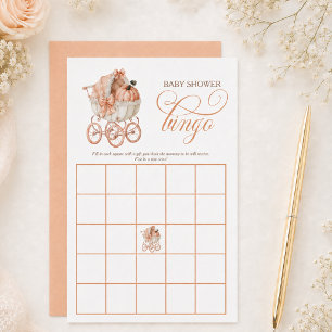 Fall Pumpkin Baby Shower Bingo Game