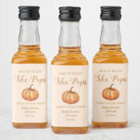 Fall Pumpkin Baby Shower Pop it when she pops