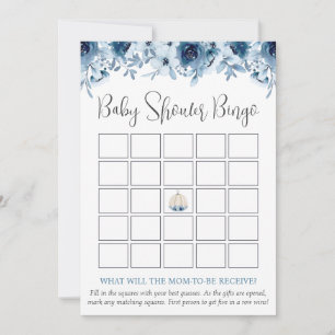 Fall Pumpkin Bingo Guess Who Baby Shower Games Invitation