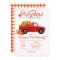 Fall Pumpkin Birthday Invitation autumn