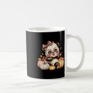 Fall Pumpkin Cute Panda Bear Fall Autumn Thanksgiv Coffee Mug