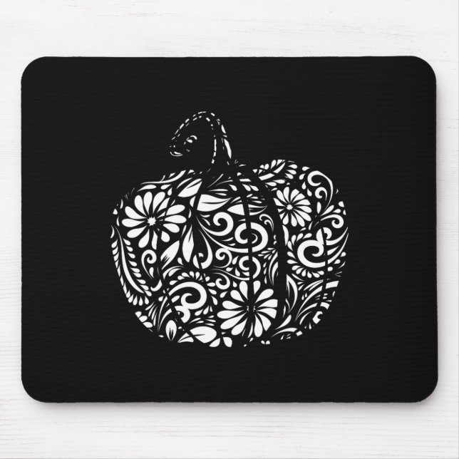 Fall Pumpkin For Halloween Funny Thanksgiving For  Mouse Mat (Front)