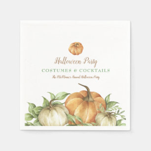Fall Pumpkin Halloween Napkin