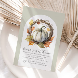 Fall Pumpkin Housewarming Party Invitation