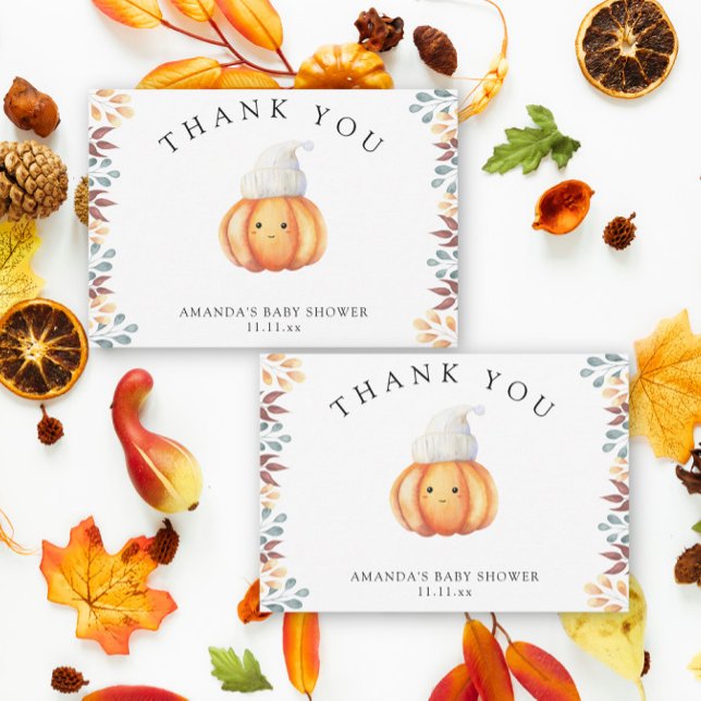 Fall pumpkin in hat - thank you (Creator Uploaded)