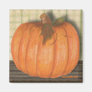 Fall Pumpkin Magnet
