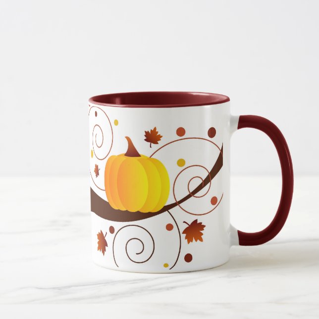 Fall pumpkin - Mug (Right)