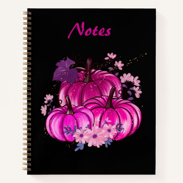 Fall Pumpkin Notebook (Front)
