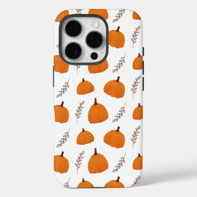 Fall Pumpkin Pattern Case-Mate iPhone Case (Back)