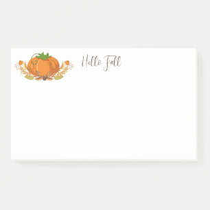 Fall Pumpkin Post Notes