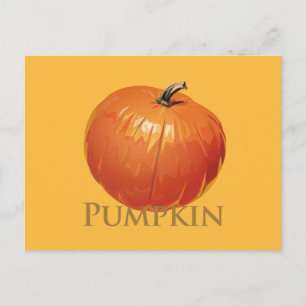 Fall Pumpkin Postcard