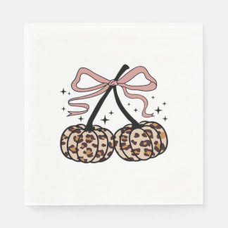 Fall Pumpkin, Pumpkin Cherries, Leopard Pumpkin, P Napkin